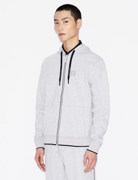 armani exchange small logo moletom com capuz