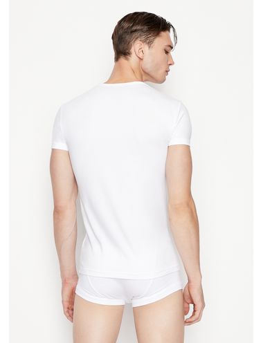 Camiseta Emporio Armani Underwear Logo Branca - Compre Agora